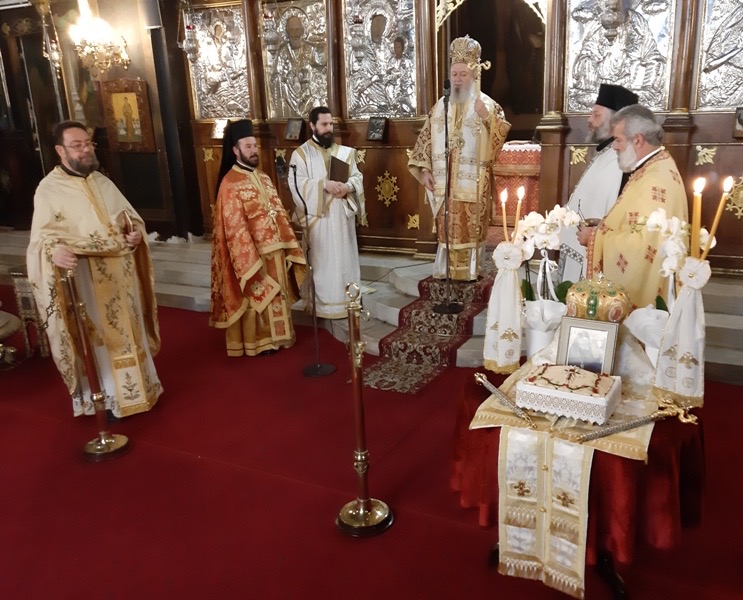Η εορτή της ανακομιδής του Ι. Λειψάνου, του Ιερού Χρυσοστόμου στη Χαλκίδα