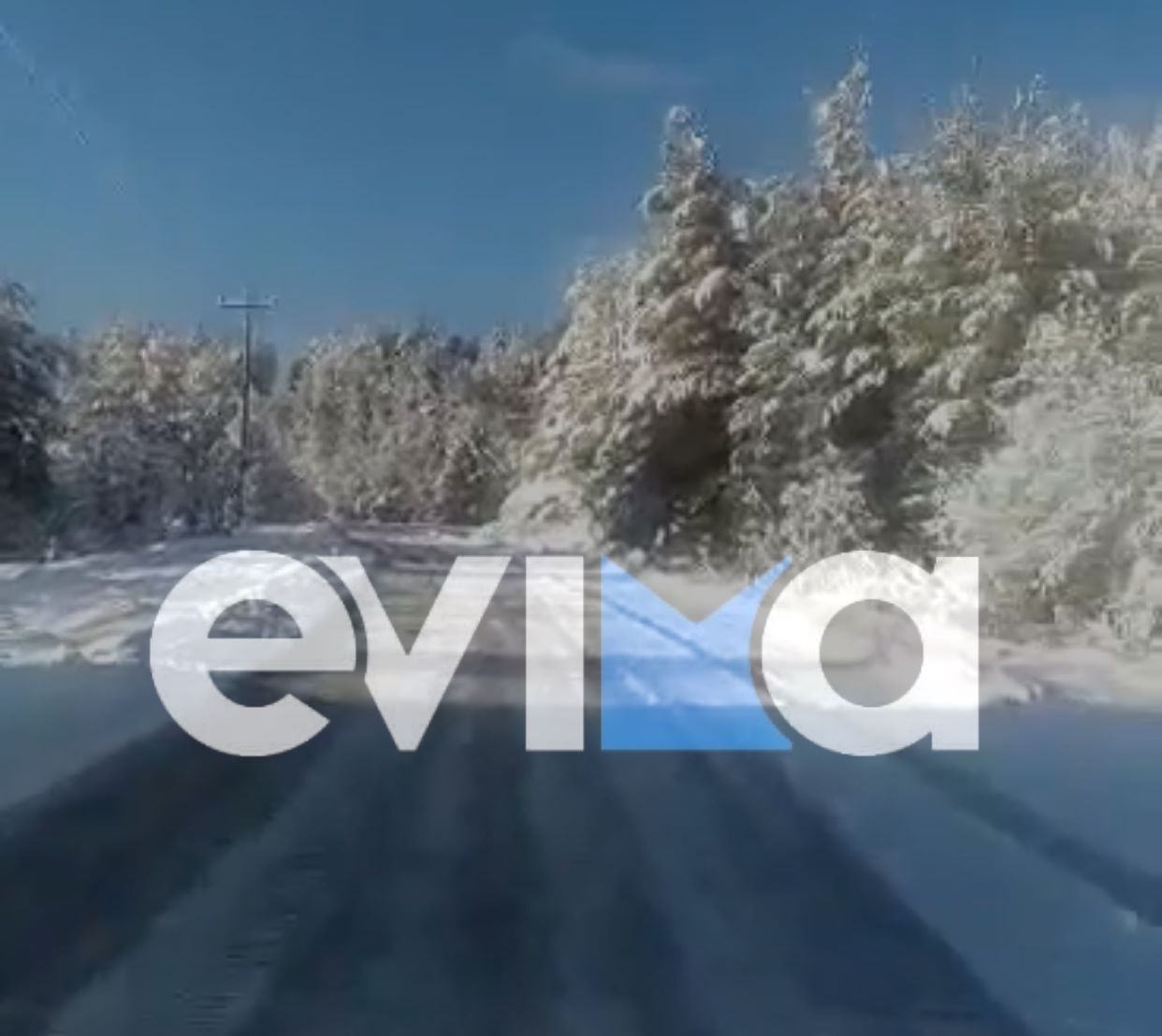 Εύβοια – Κακοκαιρία «Λέανδρος»: Με ήλιο και παγετό στους δρόμους – Τι λέει στο evima.gr ο πρόεδρος της Κερασιάς [βίντεο]