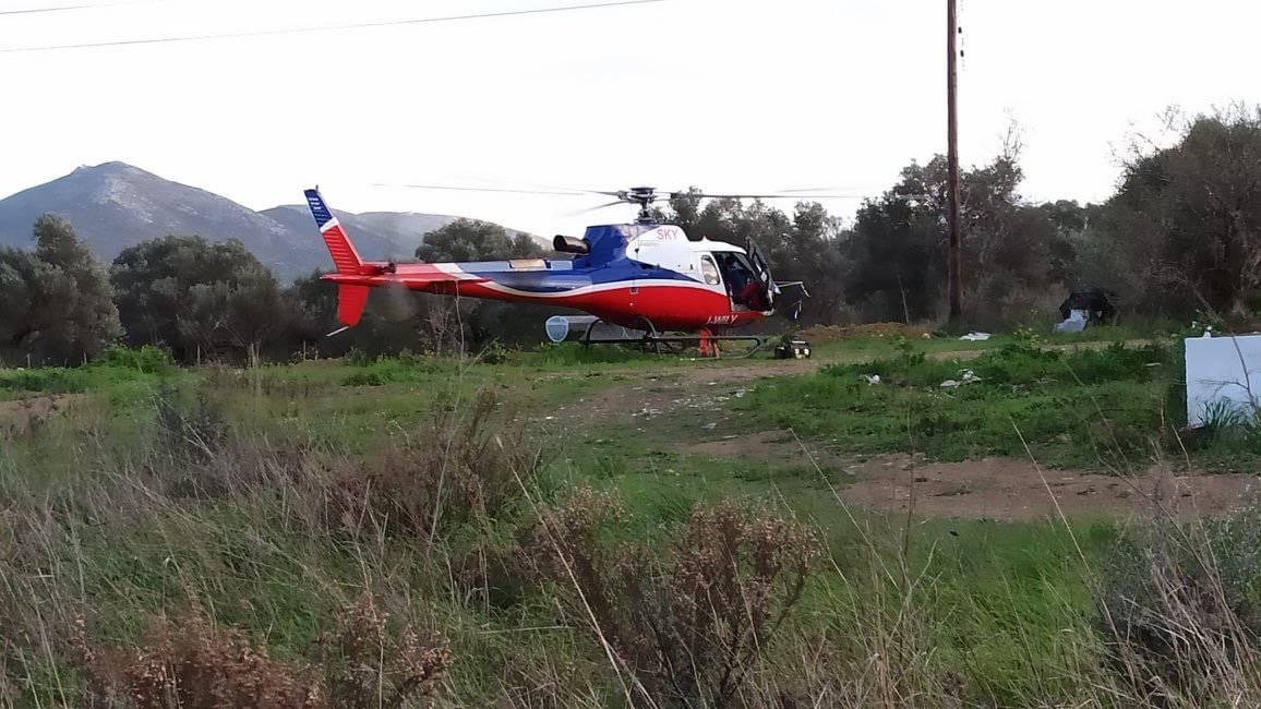 Εύβοια – Αλιβέρι: Γιατί προσγειώθηκε εντός της πόλης ελικόπτερο; [ εικόνες]