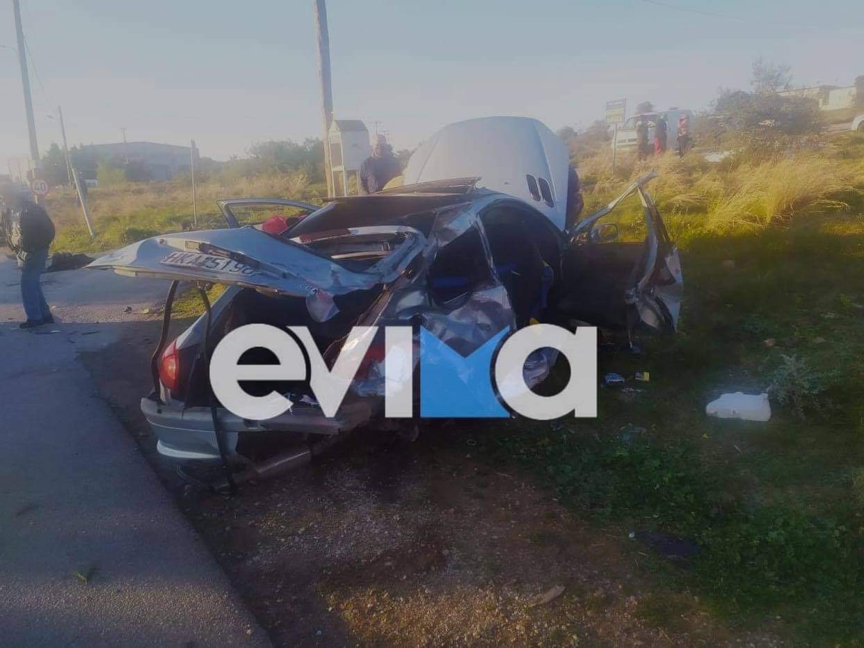 Εύβοια: Σοβαρό τροχαίο στη Δροσιά – ΙΧ συγκρούστηκε με βαν του ΟΤΕ – Στο Γ.Ν. Χαλκίδας δύο τραυματίες