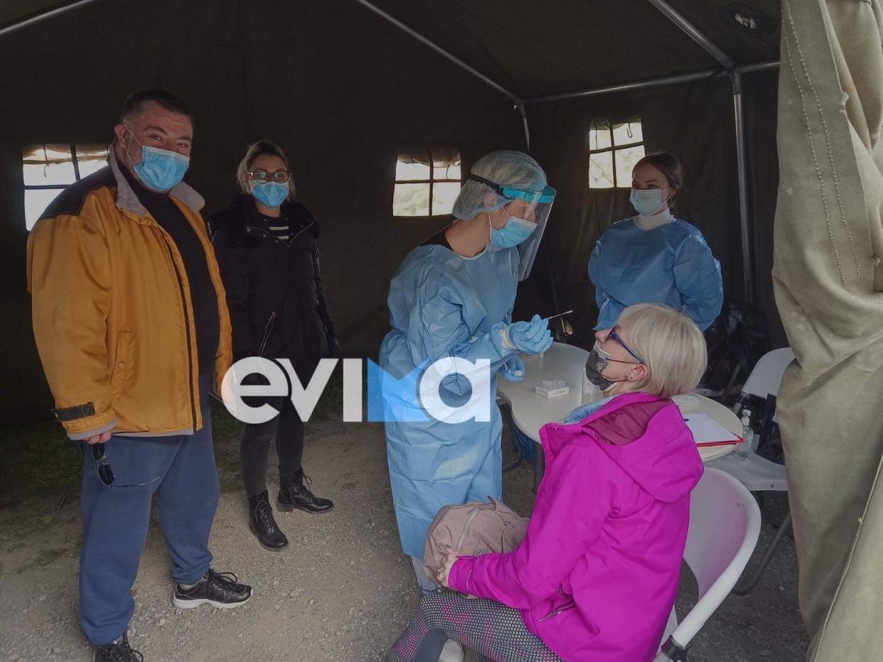 Στη Σκύρο η ομάδα covid της ΠΣτΕ – Τι έδειξαν τα σημερινά rapid tests