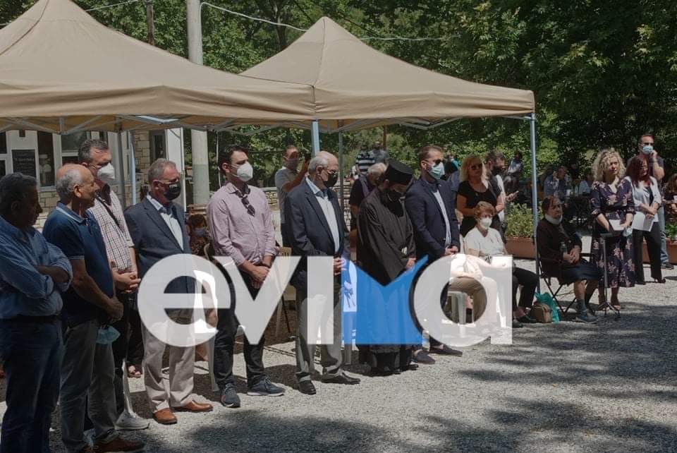 Χωνευτικό Κύμης: Τίμησαν τους ηρωικούς Κουμιώτες αδελφούς Παναγή και Νικόλαο Χαρτσά