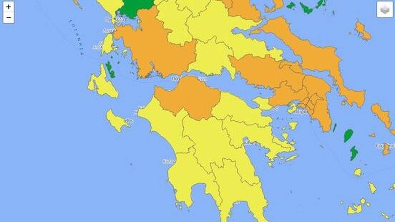Κορονοϊός: Στο πορτοκαλί η Εύβοια – Ποια μέτρα προβλέπονται