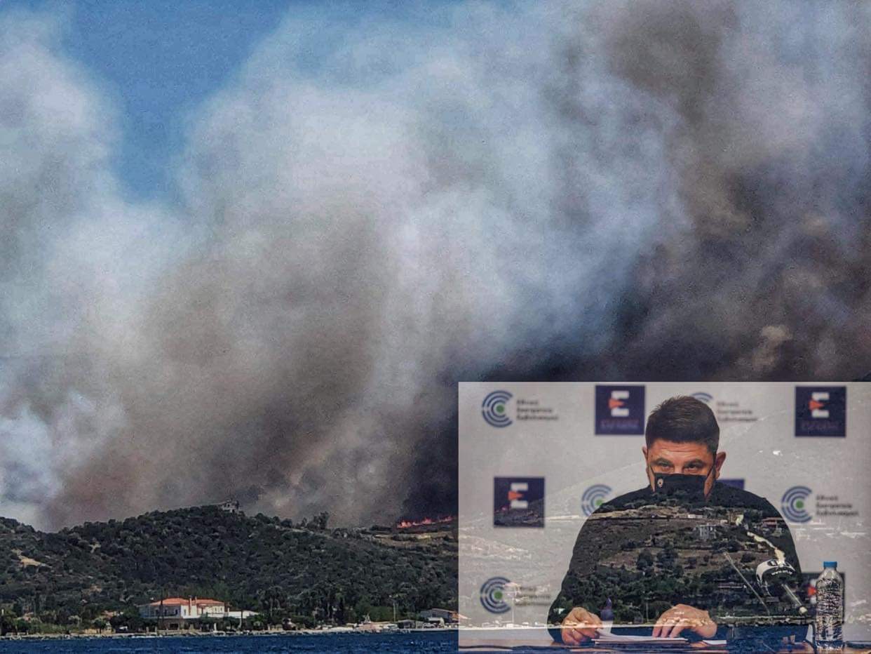 Έκτακτη ενημέρωση Χαρδαλιά για τις φωτιές