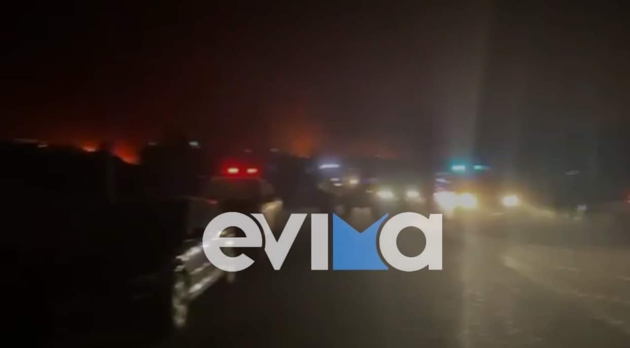 Φωτιά Εύβοια: Εκκενώθηκαν Γούβες, Καστρί και Αγριοβοτάνι – Βίντεο με εργασίες αντιπυρικών ζωνών