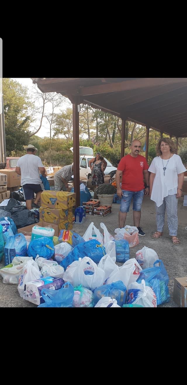 Η Ομοσπονδία Εμπορίου Εύβοιας δίπλα στους πληγέντες της Βόρειας Εύβοιας [εικόνες]