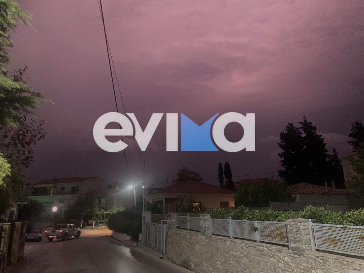 Εύβοια: Ισχυρή καταιγίδα σαρώνει το Νομό – Έγινε η νύχτα μέρα από τους κεραυνούς [βίντεο]