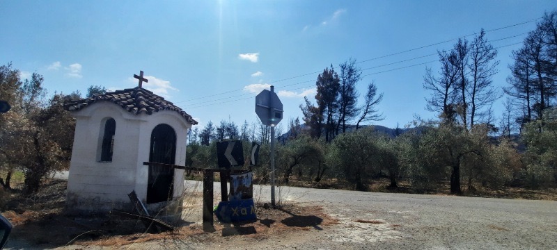 Η πανήγυρις του Αγ. Κοσμά του Αιτωλού στον τόπο που ξέσπασε η φωτιά στη Β. Εύβοια