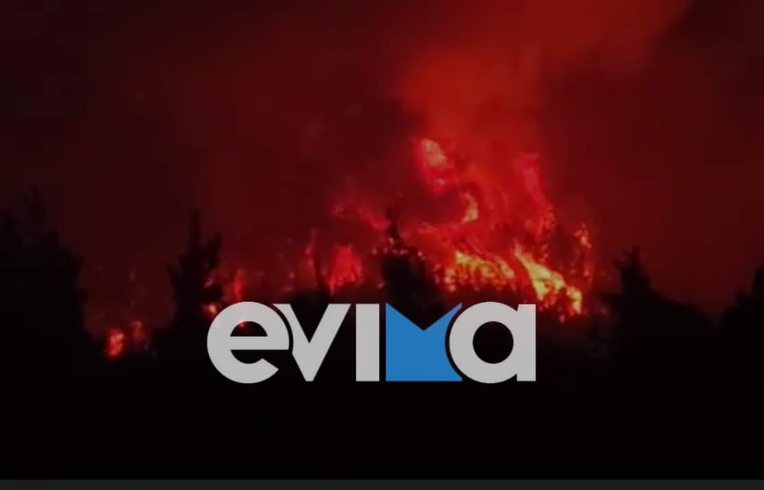Φωτιά Εύβοια: Σε ετοιμότητα ο Δήμος Διρφύων Μεσσαπίων – Η φωτιά πλησιάζει βορειοδυτικά του Δήμου