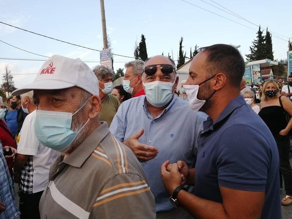 Στο συλλαλητήριο στη Στροφυλιά ο Μίλτος Χατζηγιαννάκης