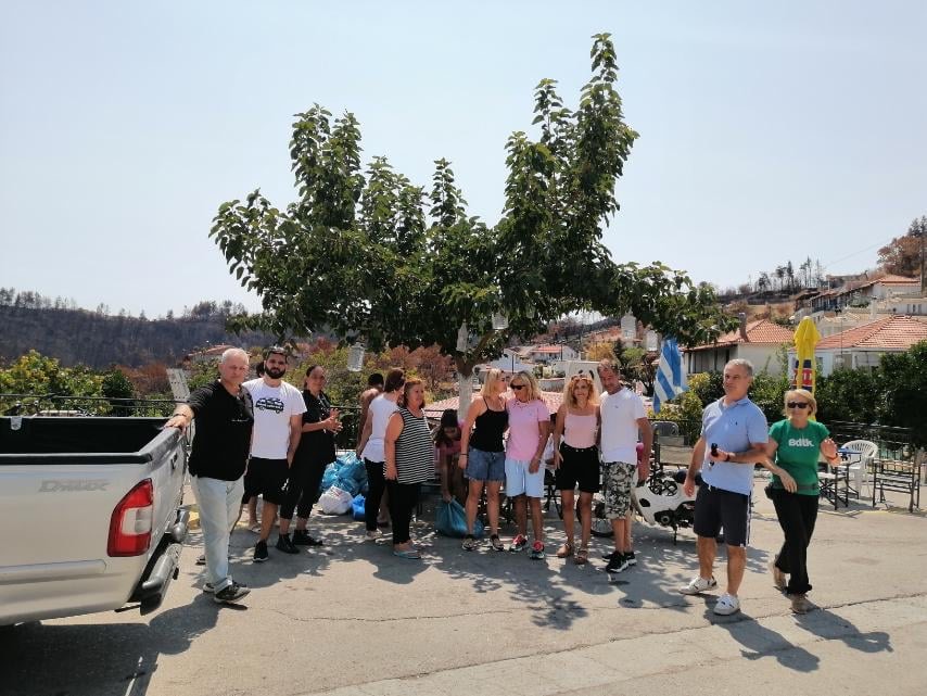 Φωτιά στην Εύβοια: Μοίρασαν τρόφιμα και είδη πρώτης ανάγκης ο Σύλλογος Δασκάλων και Νηπιαγωγών Χαλκίδας