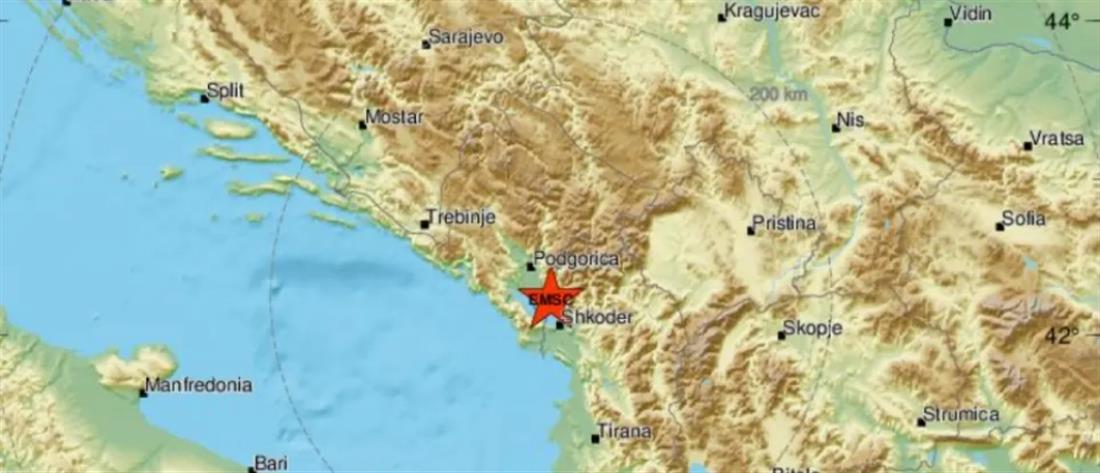 Δυνατός σεισμός στην Αλβανία
