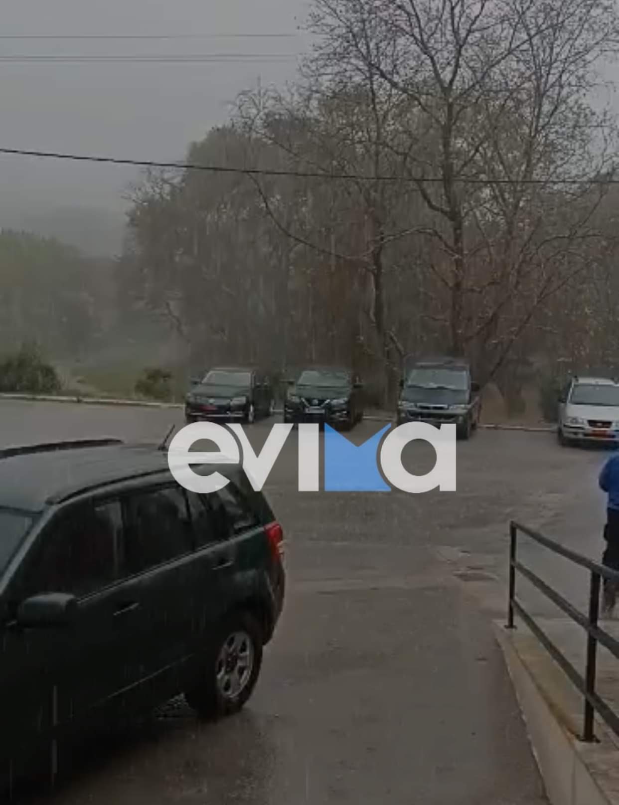 Εύβοια: Ισχυρή βροχόπτωση ΤΩΡΑ στο Μαντούδι [βίντεο]