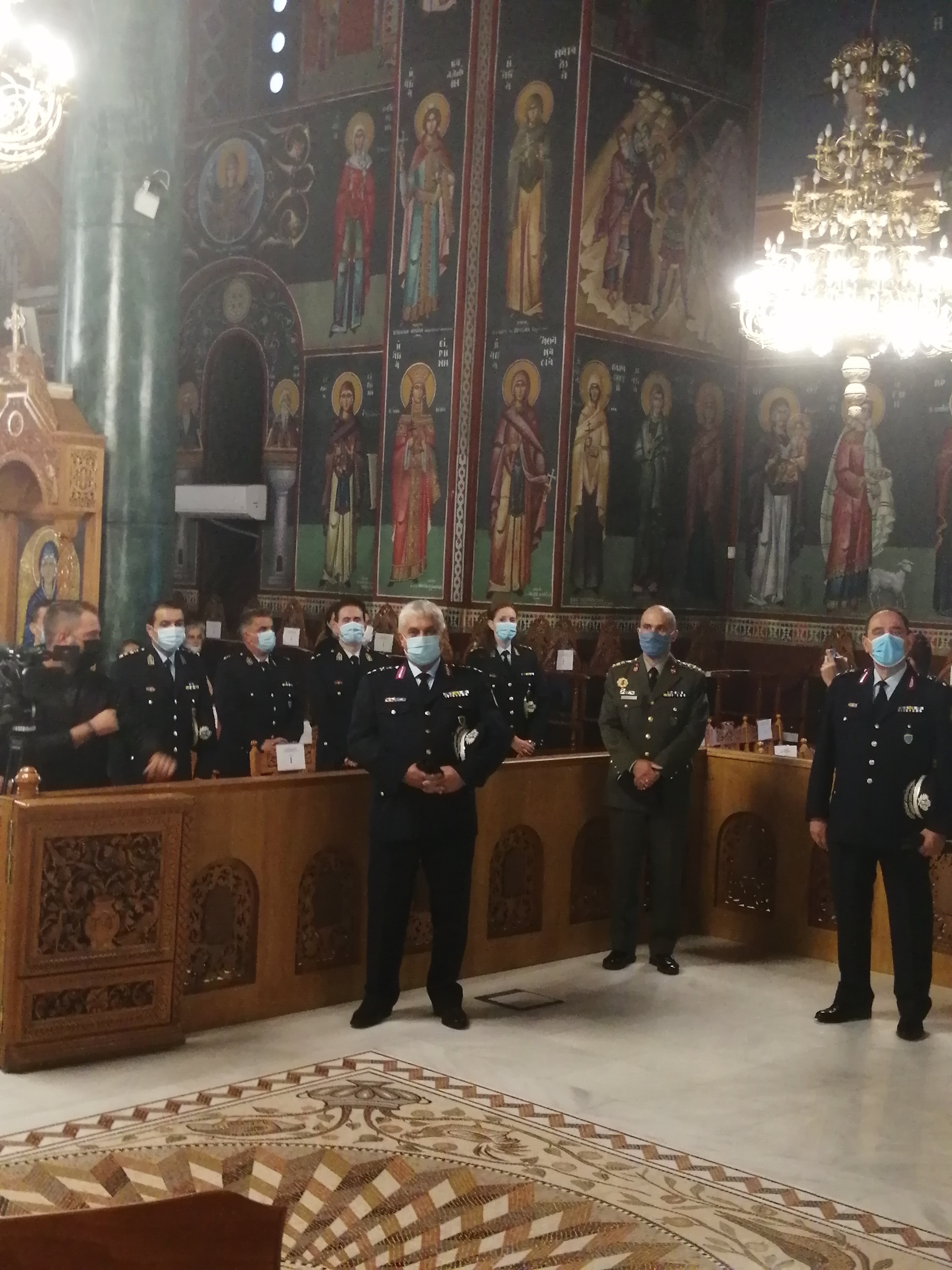 Δοξολογία για τον εορτασμό του Αγίου Αρτεμίου, ημέρα της Ελληνικής Αστυνομίας