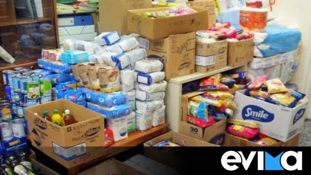 Διανομή τροφίμων ΤΕΒΑ σε 350 οικογένειες του Δήμου Καρύστου την Τρίτη 14/12