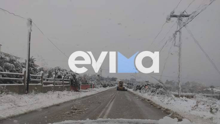 Αντιδήμαρχος Ερέτριας στο evima.gr: Τα ξημερώματα το νέο κύμα χιονιά στο Δήμο μας – Έκκληση στους πολίτες