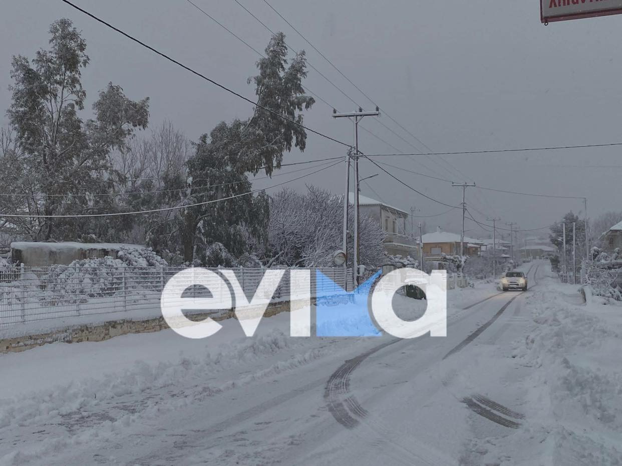 Κακοκαιρία: Σάρωσε τα πάντα η Ελπίδα στην Εύβοια – Προβλήματα στην ηλεκτροδότηση & στο οδικό δίκτυο