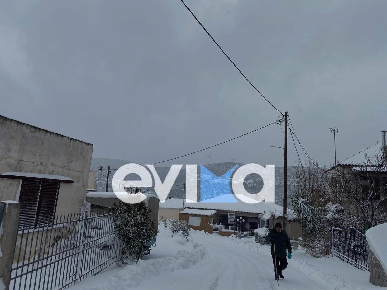 Εύβοια – Κακοκαιρία Ελπίς: 21 οικισμοί χωρίς ρεύμα σε όλο το Νομό