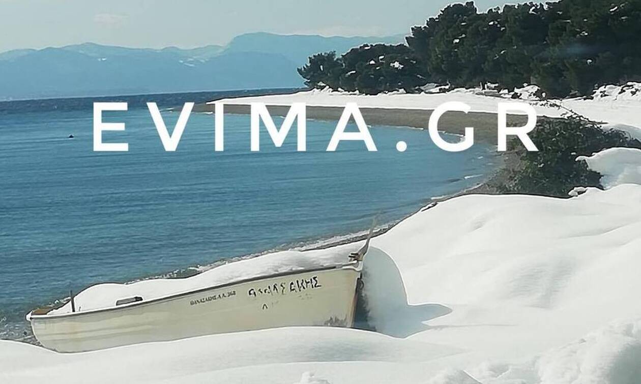 Αρνιακός στο evima.gr: Πυκνές χιονοπτώσεις σε όλη την Εύβοια – To χιόνι θα φτάσει στη θάλασσα
