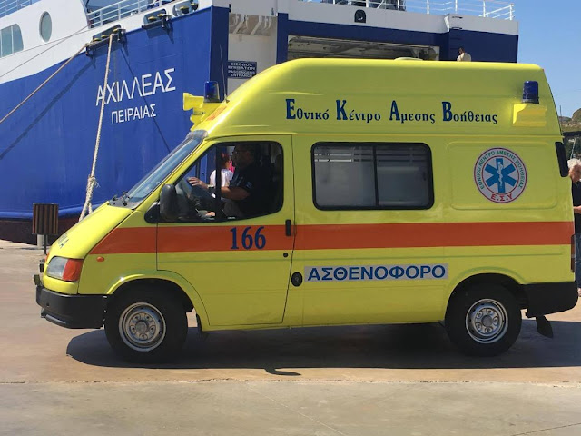 Σκύρος: Επείγουσα μεταφορά 52χρονου στην Κύμη με περιπολικό σκάφος του λιμενικού