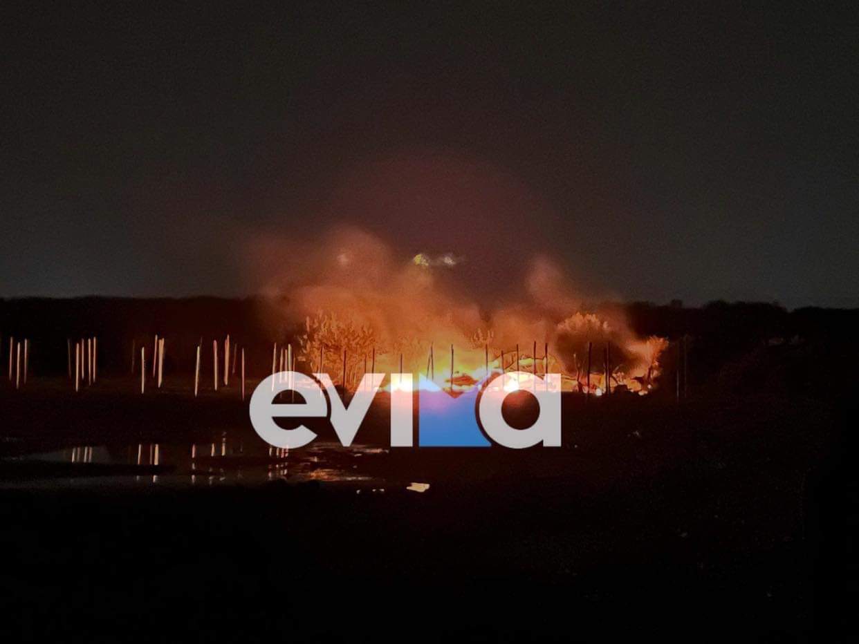 Βόρεια Εύβοια: Σε τουριστική επιχείρηση η φωτιά στα Λιχαδονήσια – Κάηκε ολοσχερώς (pics)
