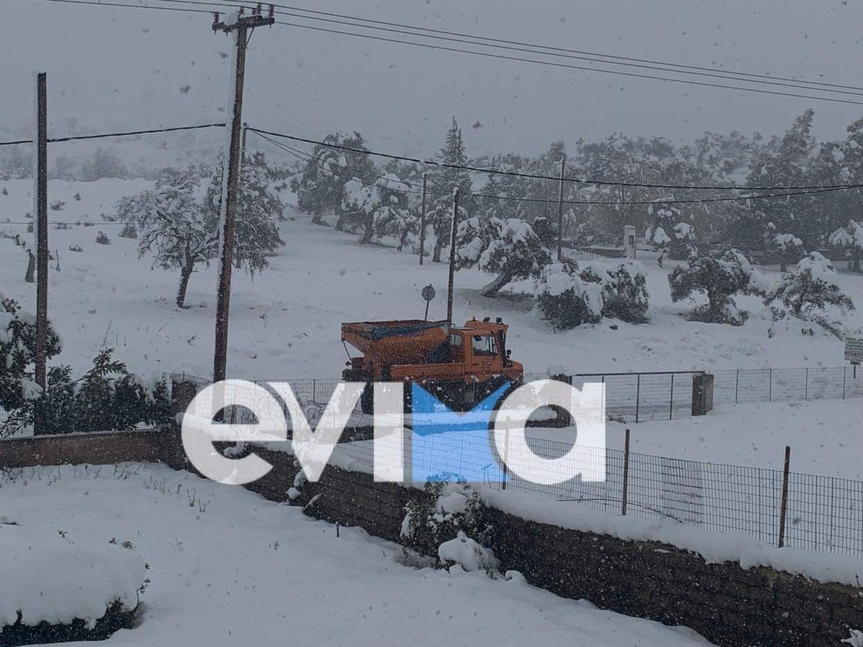 Κακοκαιρία «Φίλιππος»: Προσοχή! Που χρειάζονται αντιολισθητικές αλυσίδες στην Εύβοια