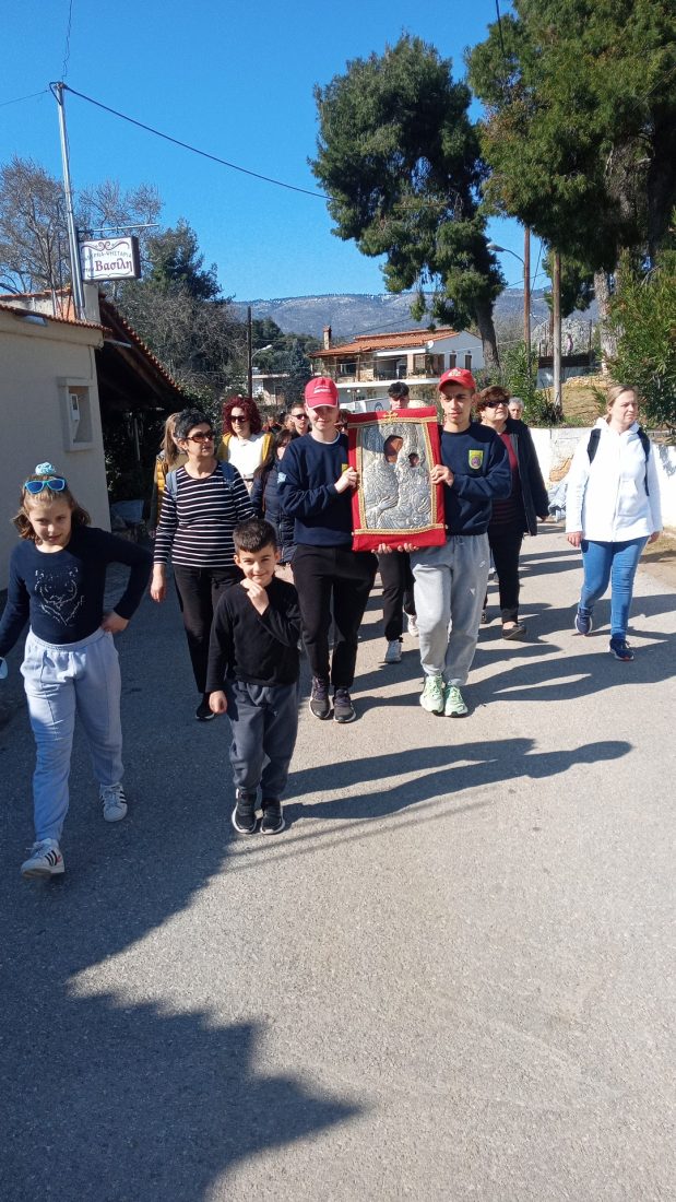 Στα Ψαχνά η εικόνα της Παναγίας από τη Μονή Μακρυμάλλη (pics)