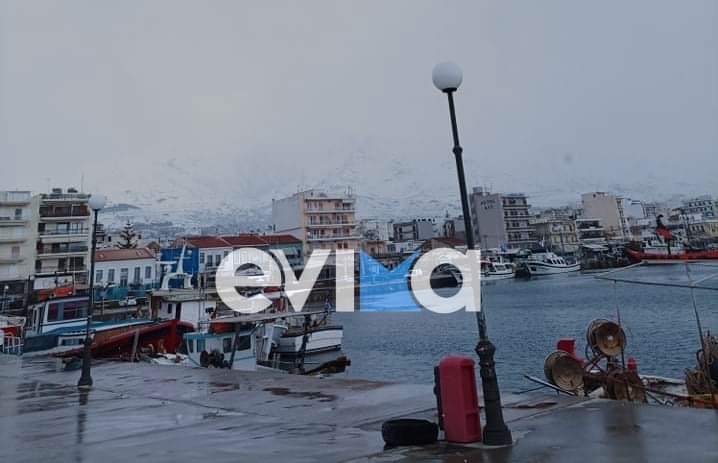Κακοκαιρία «Φίλιππος» Ραβιόλος στο evima.gr: Χιονίζει σχεδόν σε όλο το Δήμο Καρύστου – Αποφύγετε τις μετακινήσεις