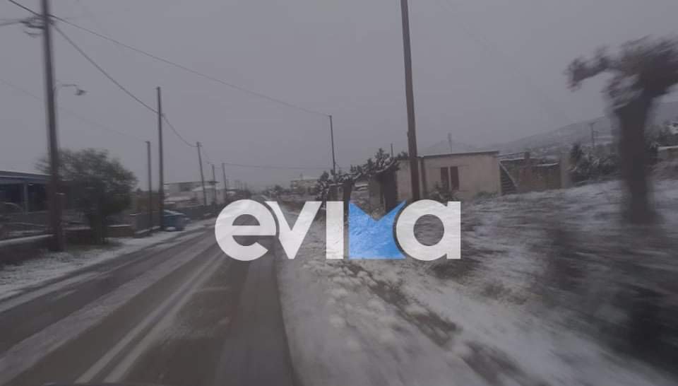 Κακοκαιρία «Φίλιππος»: Με χιόνι ξύπνησαν οι κάτοικοι της Κοινότητας Κριεζών