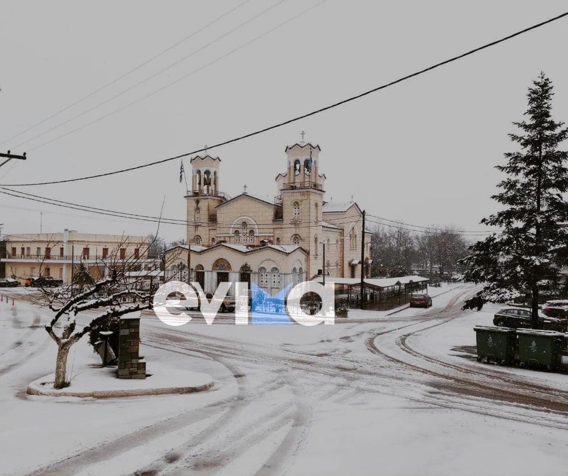 Κακοκαιρία Φίλιππος: Στο έλεος του χιονιά η Εύβοια -Ποια χωριά έχουν «θαφτεί» στο χιόνι (pics&vid)