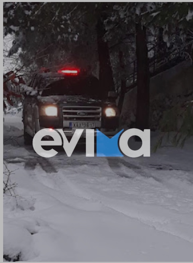 Συναγερμός στην Εύβοια: Μοναχοί εγκλωβίστηκαν στα χιόνια στην Άνω Βάθεια
