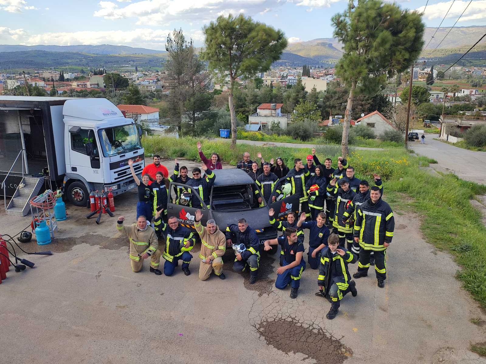 Σεμινάριο Πυρόσβεσης στα Ψαχνά από εξειδικευμένους εκπαιδευτές του Ινστιτούτου Πυρασφάλειας(pics)