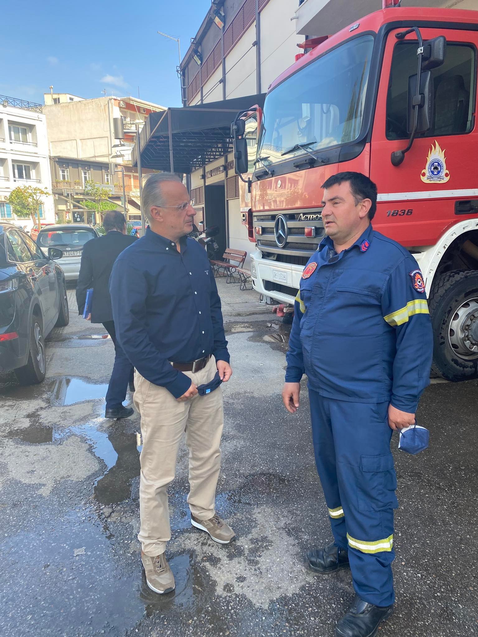 Επίσκεψη Ζεμπίλη στη Διοίκηση της Πυροσβεστικής Υπηρεσίας Εύβοιας (pics)