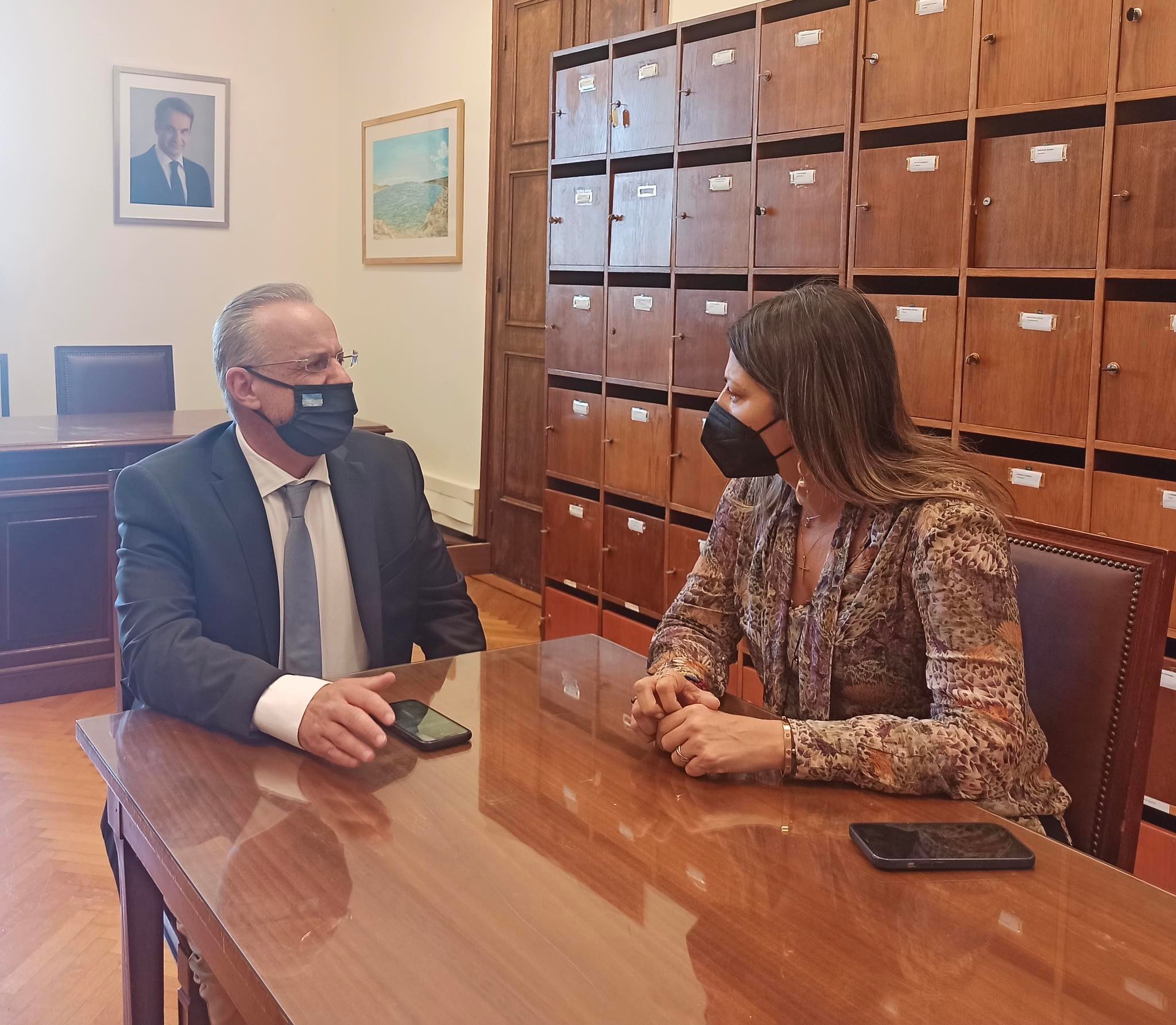 Θ. Ζεμπίλης: Συνάντηση με την υφυπουργό Τουρισμό για τον εναλλακτικό τουρισμό στην Εύβοια