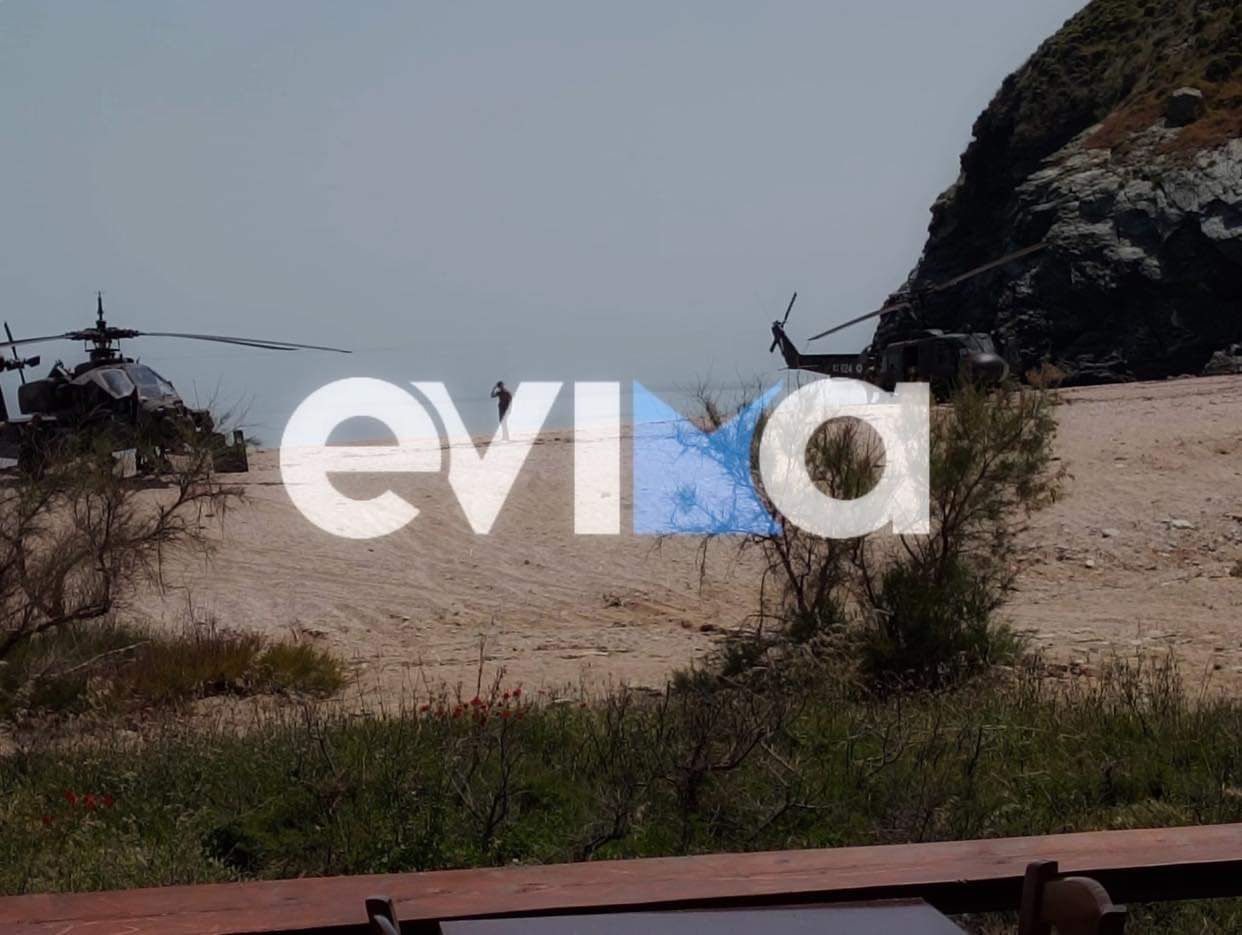 Εύβοια: Αναγκαστική προσγείωση ελικοπτέρου στην Κάρυστο – Οι πρώτες εικόνες