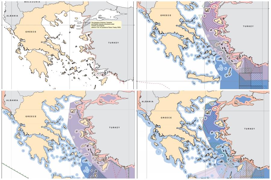 ΥΠΕΞ: Οι 16 χάρτες που αποτυπώνουν τον τουρκικό αναθεωρητισμό