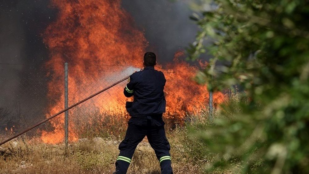 Σε εξέλιξη φωτιά στην Αμαλιάδα – Τραυματίστηκε πυροσβέστης