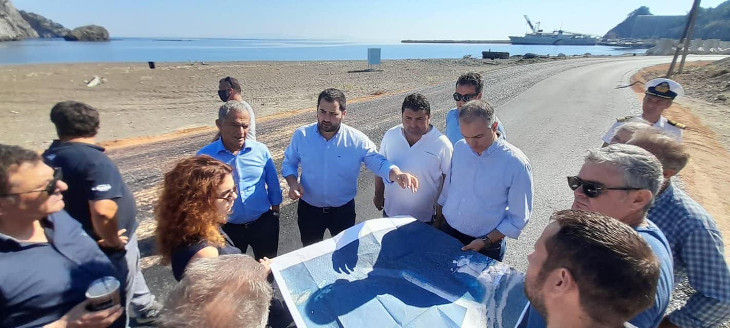 Περιφέρεια Στερεάς Ελλάδας: Προχωράει η κατασκευή επέκτασης στο λιμάνι Μαντουδίου