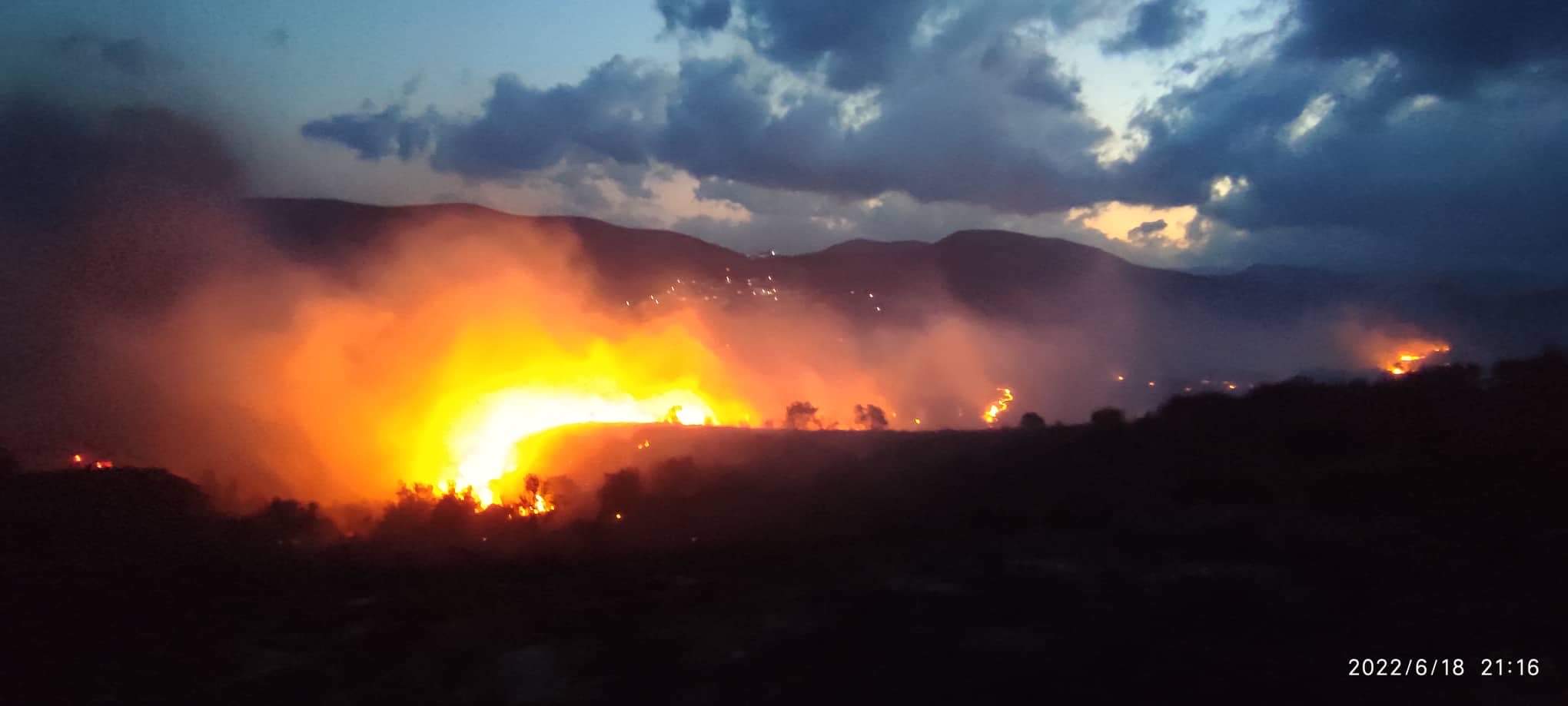 Πολύ υψηλός κίνδυνος πυρκαγιάς» και σήμερα στην Εύβοια
