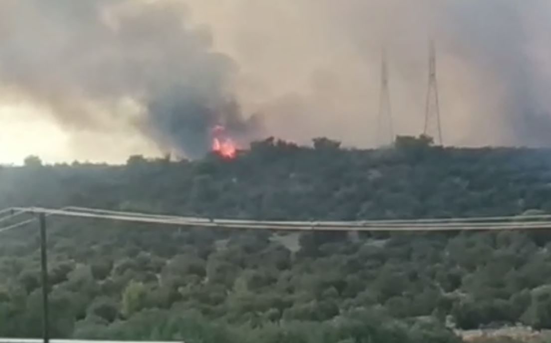Πυρκαγιά στη Μάνδρα – Εκκενώνονται οι οικισμοί Νέα Ζωή και Νέος Πόντος