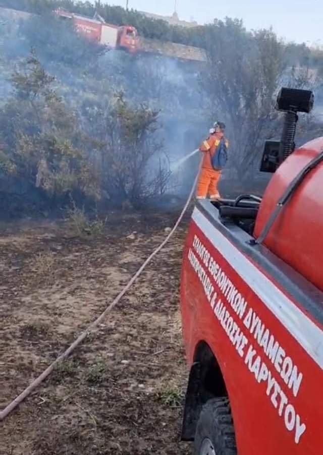 Φωτιά – Εύβοια: Πυροσβέστες και εθελοντές γλίτωσαν τα σπίτια στον Αετό Καρύστου (pics)