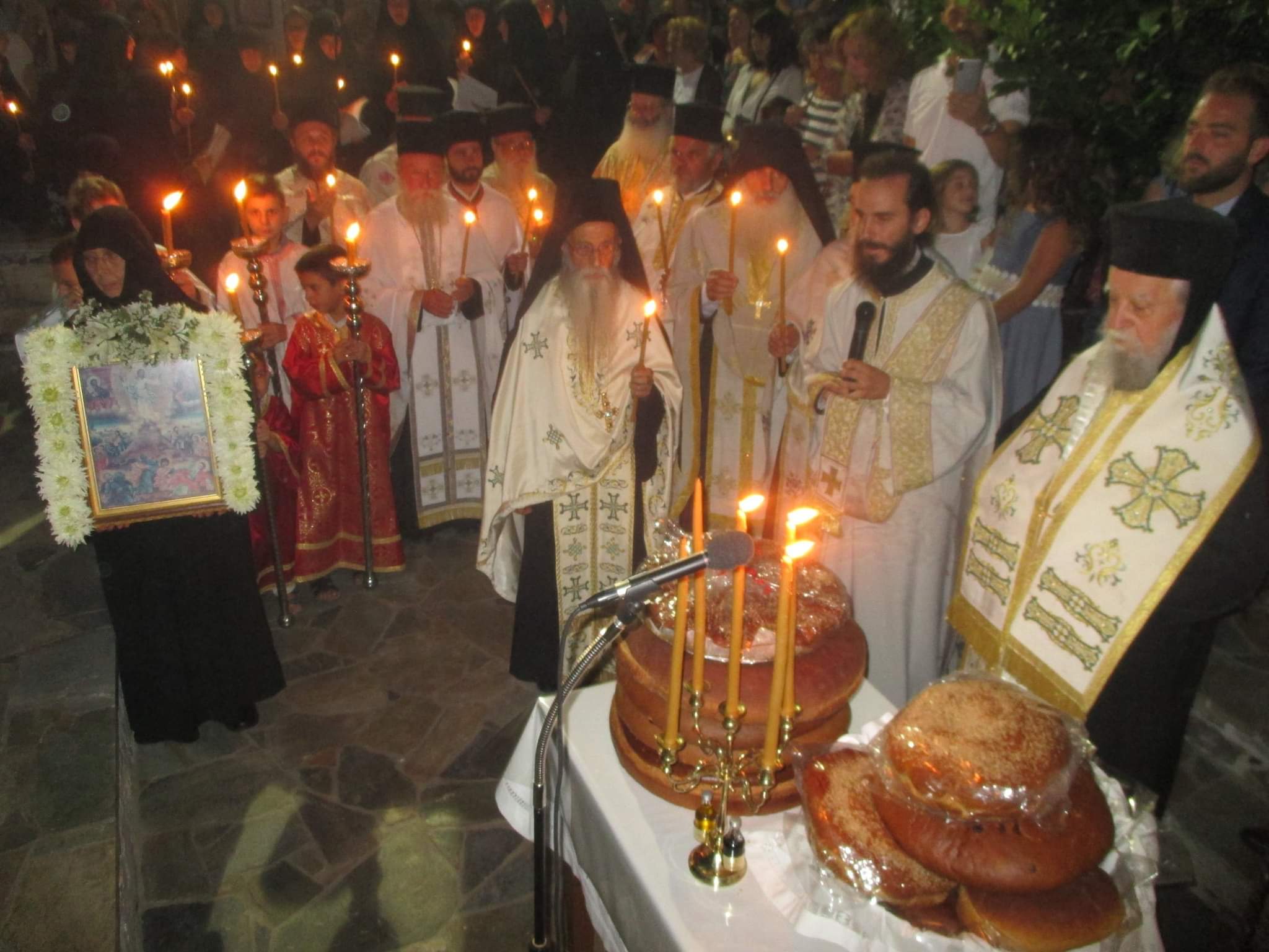 Με λαμπρότητα η εορτή της Μεταμόρφωσης του Σωτήρος στην Κύμη