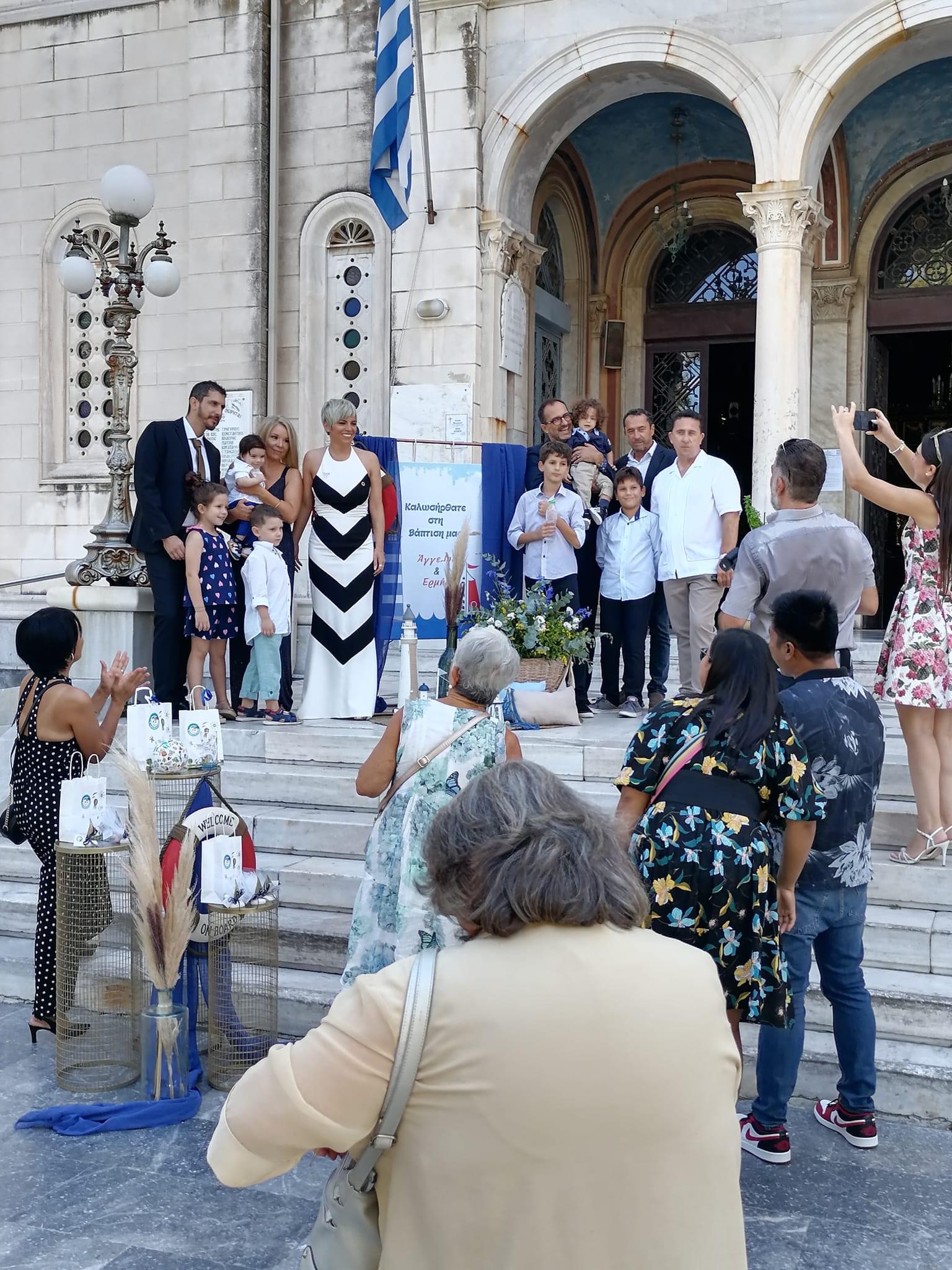 Εύβοια: Στην Χαλκίδα βάφτισαν τα παιδιά τους Σοφία Νικολάου και Κωνσταντίνος Δαυλός – Ποιοι παρευρέθηκαν (pics)