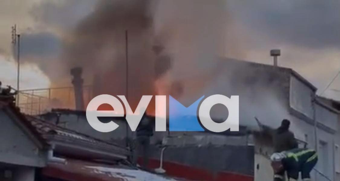 Εύβοια: Φωτιά τώρα σε σπίτι στην Χαλκίδα – Με εγκαύματα εντοπίστηκε ηλικιωμένος άνδρας