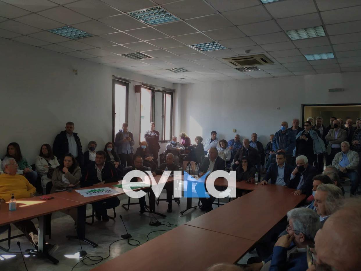 ΠΑΣΟΚ – Βόρεια Εύβοια τώρα η ομιλία Σκανδαλίδη στο Μαντούδι (εικόνες)