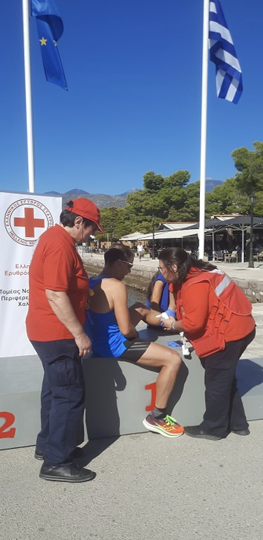 Χαλκίδα: Με επιτυχία η υγειονομική κάλυψη του αγώνα «2ος Ηνίοχος Δρόμος» από τον Ερυθρό Σταυρό