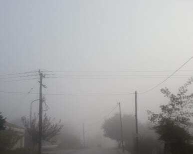 Κακοκαιρία EVA: Αυτό το χωριό της Εύβοιας χάθηκε μέσα στην την ομίχλη