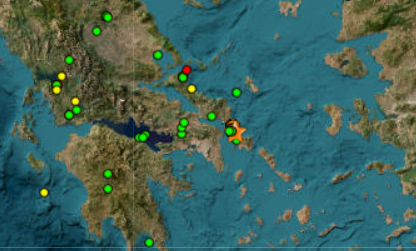 Χορός μετασεισμών στην Εύβοια μετά το νέο σεισμό των 5 Ρίχτερ – Δείτε live τους νέους σεισμούς