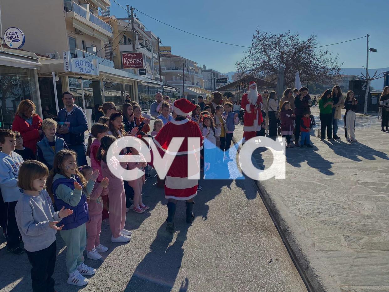 Εύβοια: Ποδηλατάδα και ατελείωτο παιχνίδι με τον Άγιο Βασίλη στα Νέα Στύρα (pics)