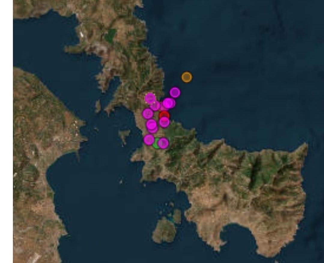 Νέος σεισμός στη Νότια Εύβοια